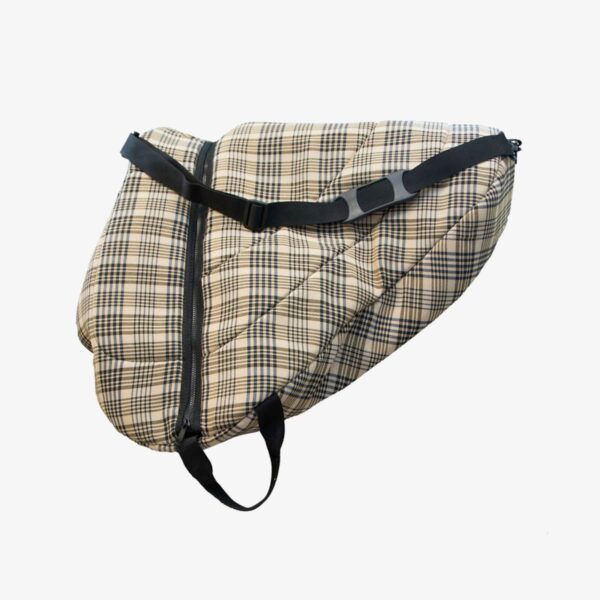 Traditional Plaid Saddle Bag